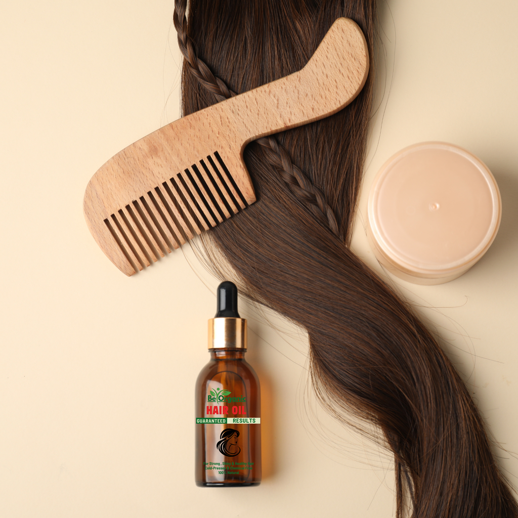BeOrganics Hair Growth Oil – Natural Hair Regrowth & Strengthening Treatment
