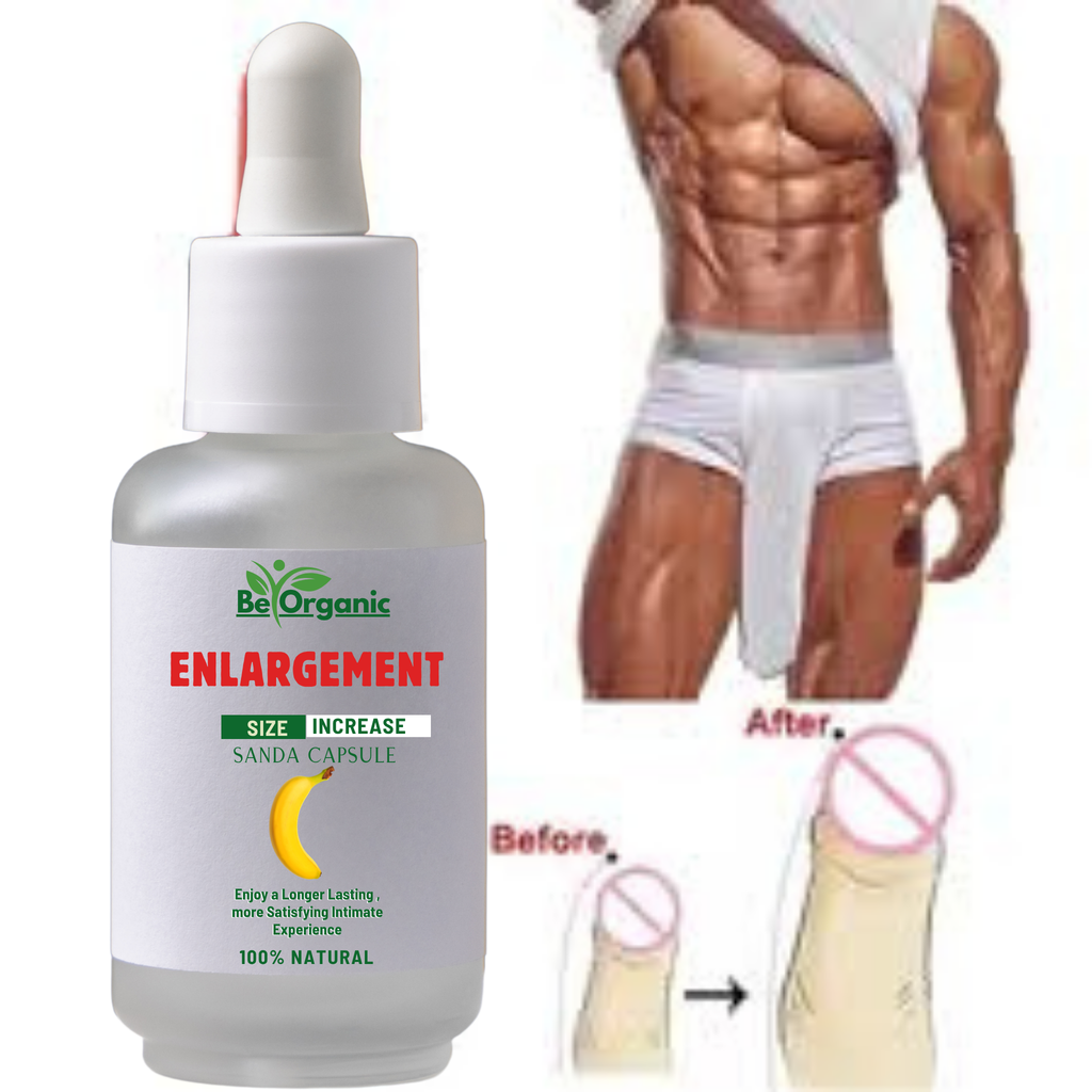BeOrganic Enlargement Serum – Natural Size Increase Formula for Enhanced Performance (Sanda Capsule Extract)